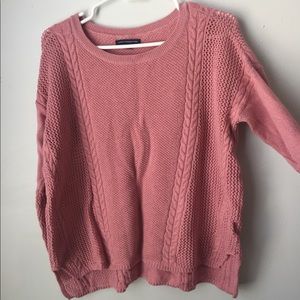 AE pink sweater